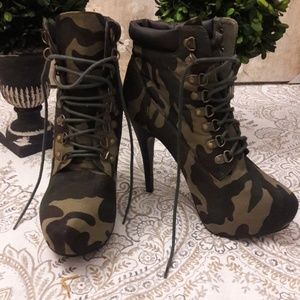 army fatigue booties